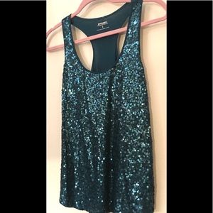 Express Sequin Tank